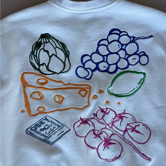 Obey Farmers Market Embroidered Core neck sweater - Picture 7 of 10